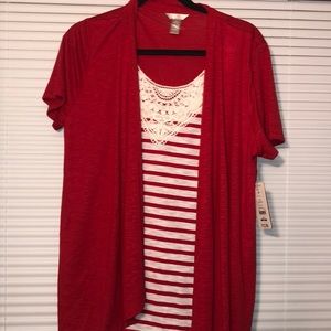 NWT Cardigan Shirt